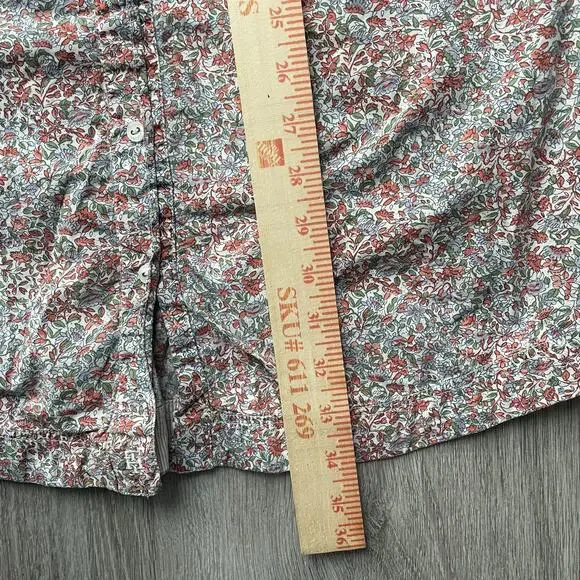 Tommy Hilfiger Women's Floral Shirt Dress Roll Tab Sleeve Boho Cottagecore S - Picture 11 of 14